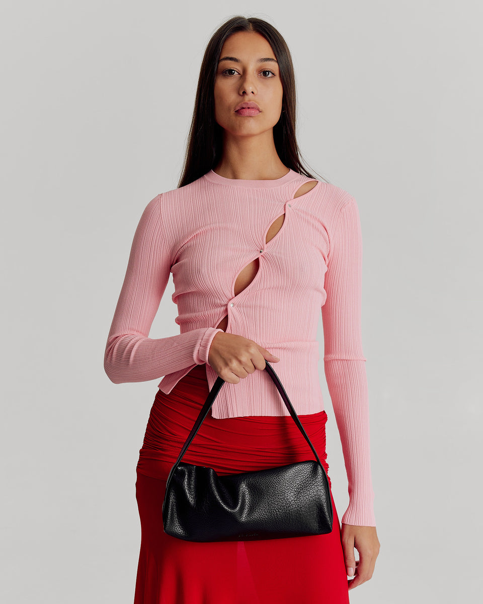 Harlow Slouch Baguette in Black Nappa by BRIE LEON ⏤ Jewellery