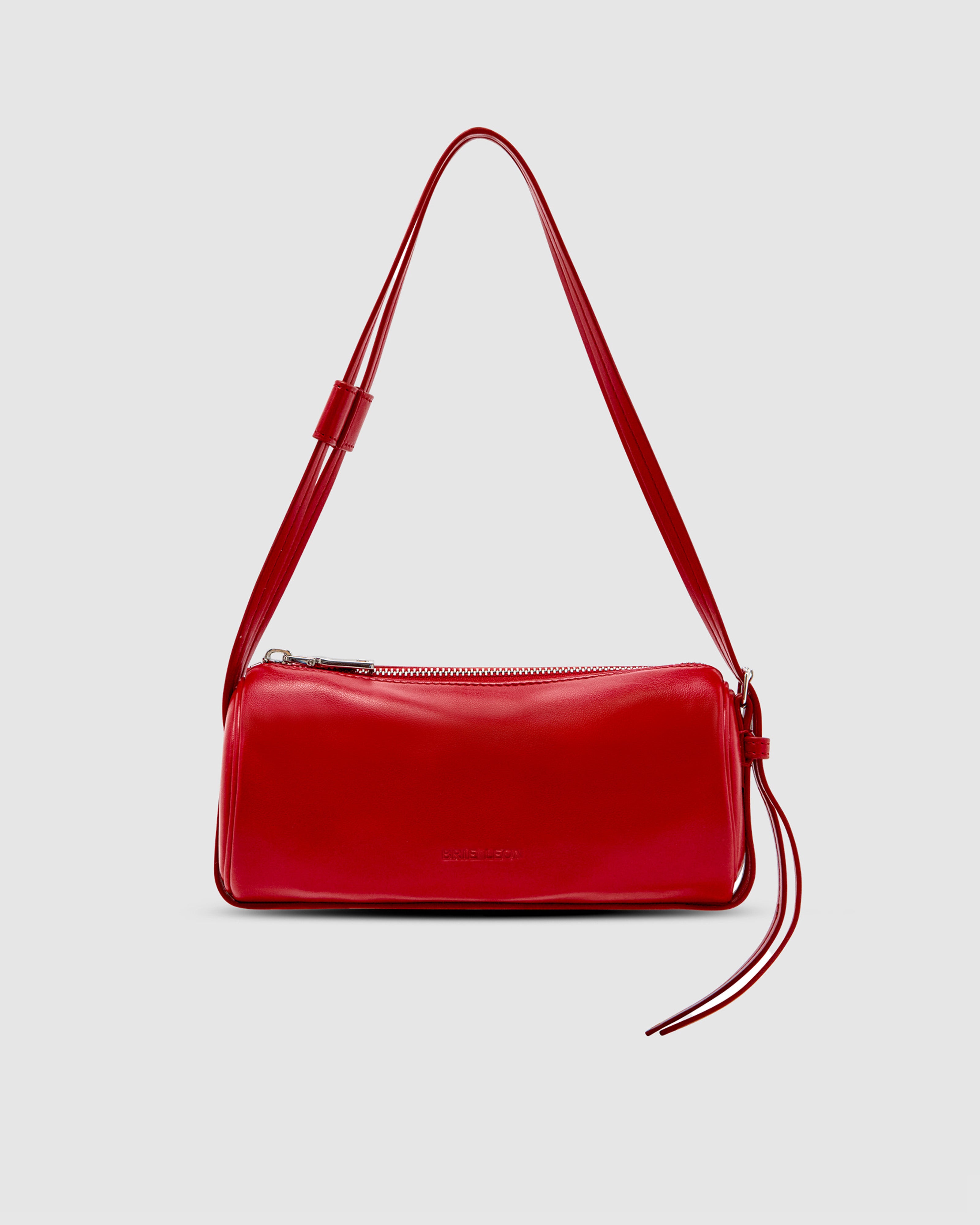 BRIE LEON トートバッグ/ショルダーバッグ レッド　※8/30までの出品 Brooke Mini Barrel Bag Crimson | Brie Leon