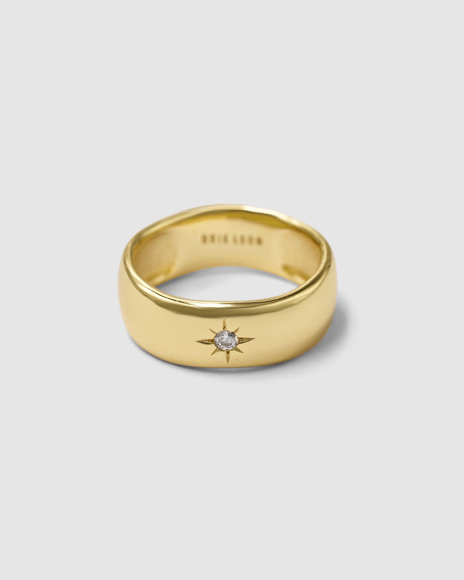 Estella Pinky Ring Gold | Brie Leon