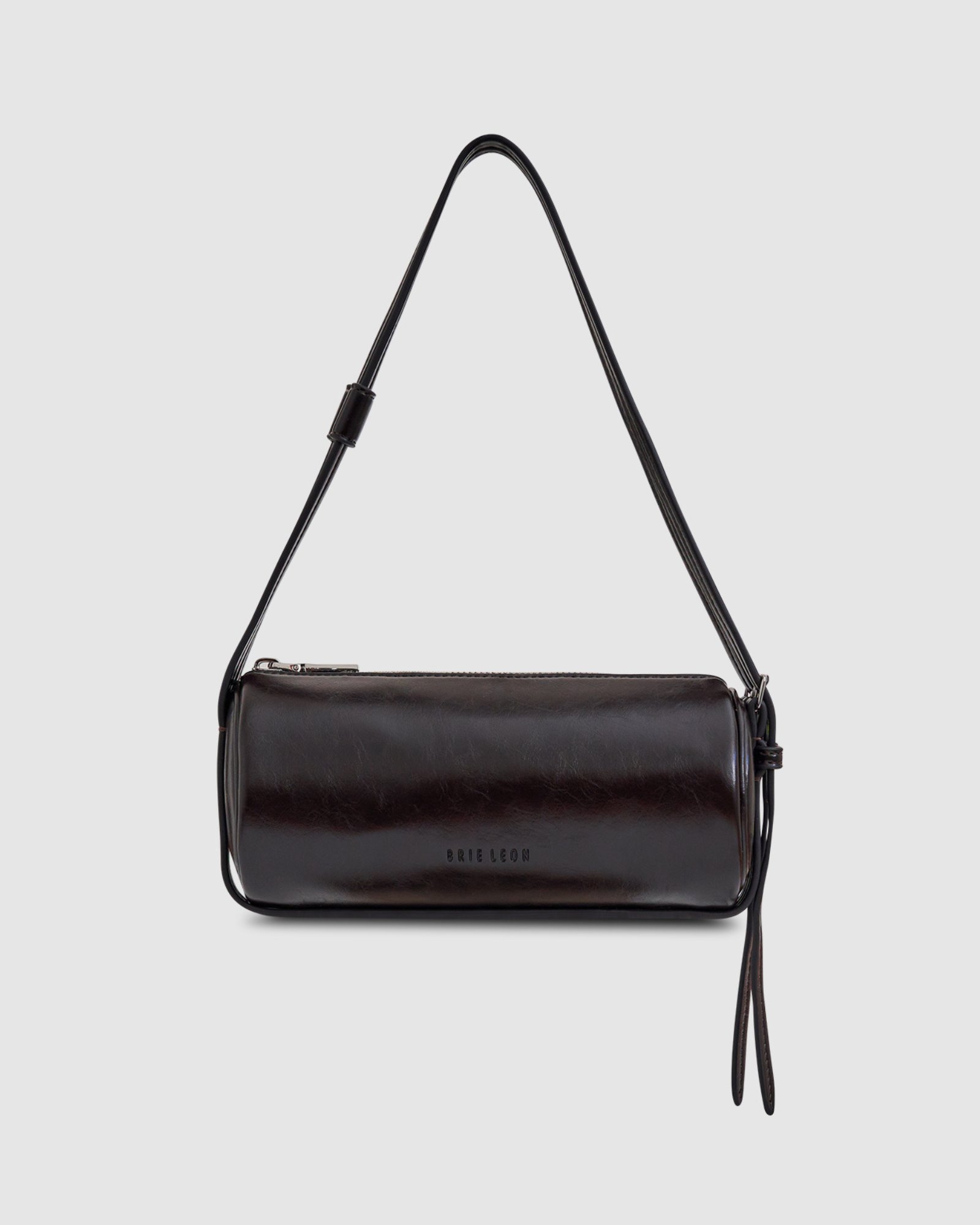 Brooke Mini Barrel Bag Burnt Coffee | Brie Leon
