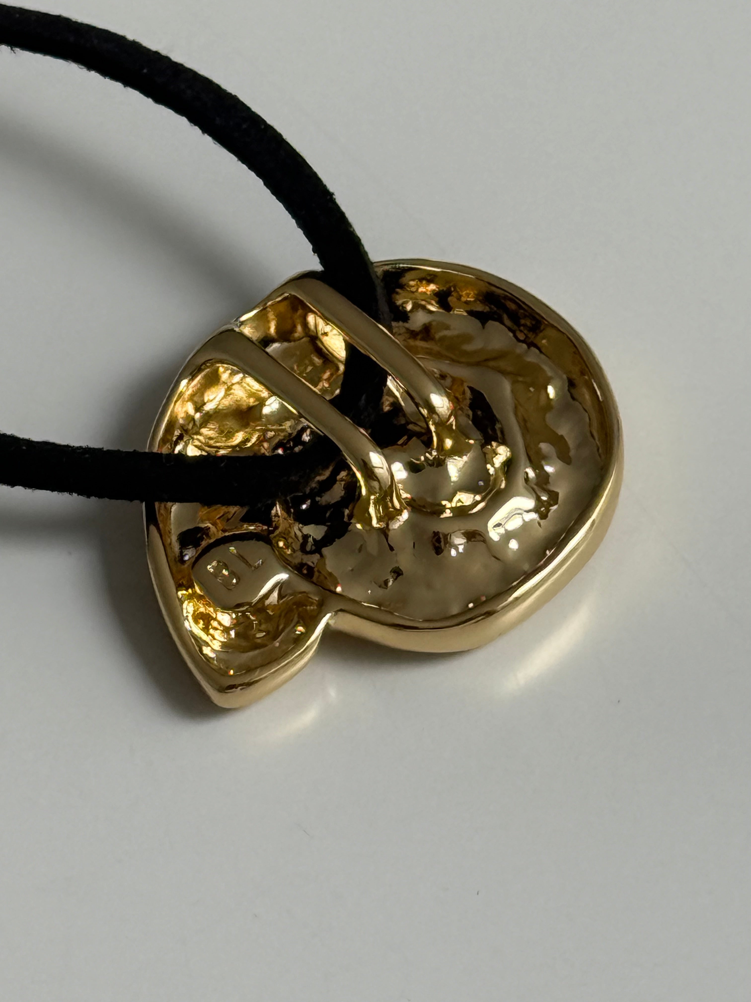 Spiral Pendant Gold