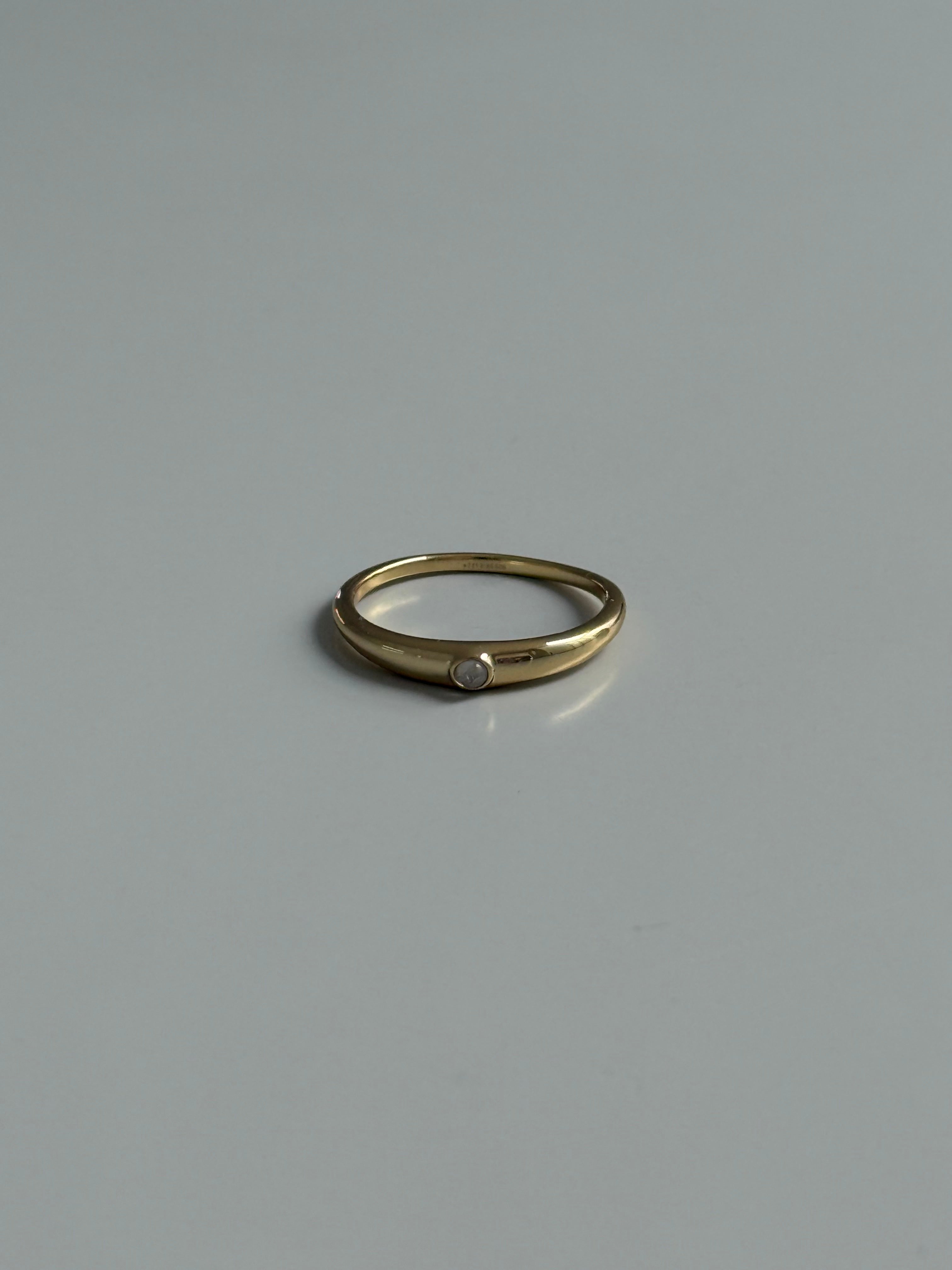 Ada Slim Moonstone Ring