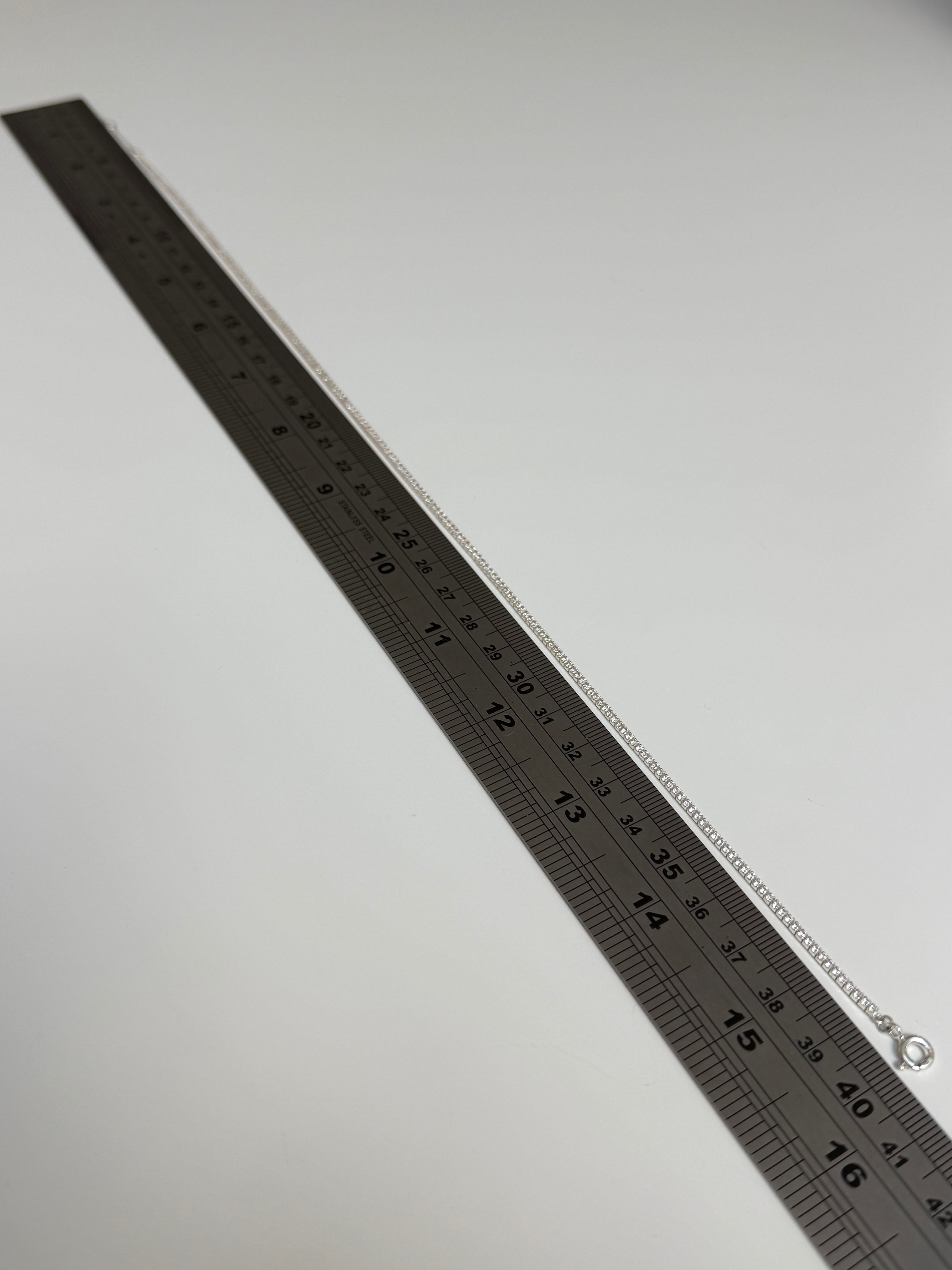 CZ Tennis Choker Silver