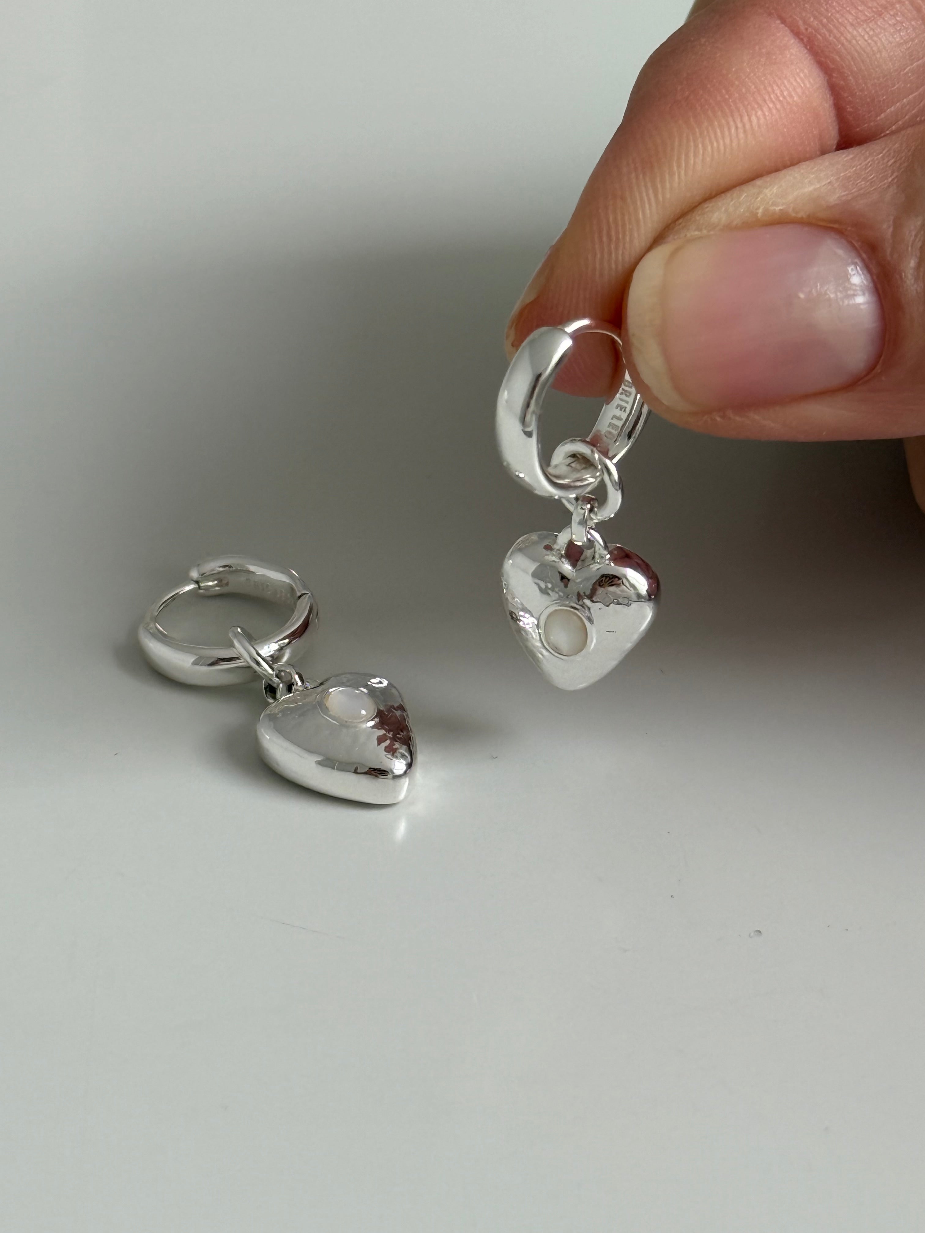 Pearl Locket Earrings