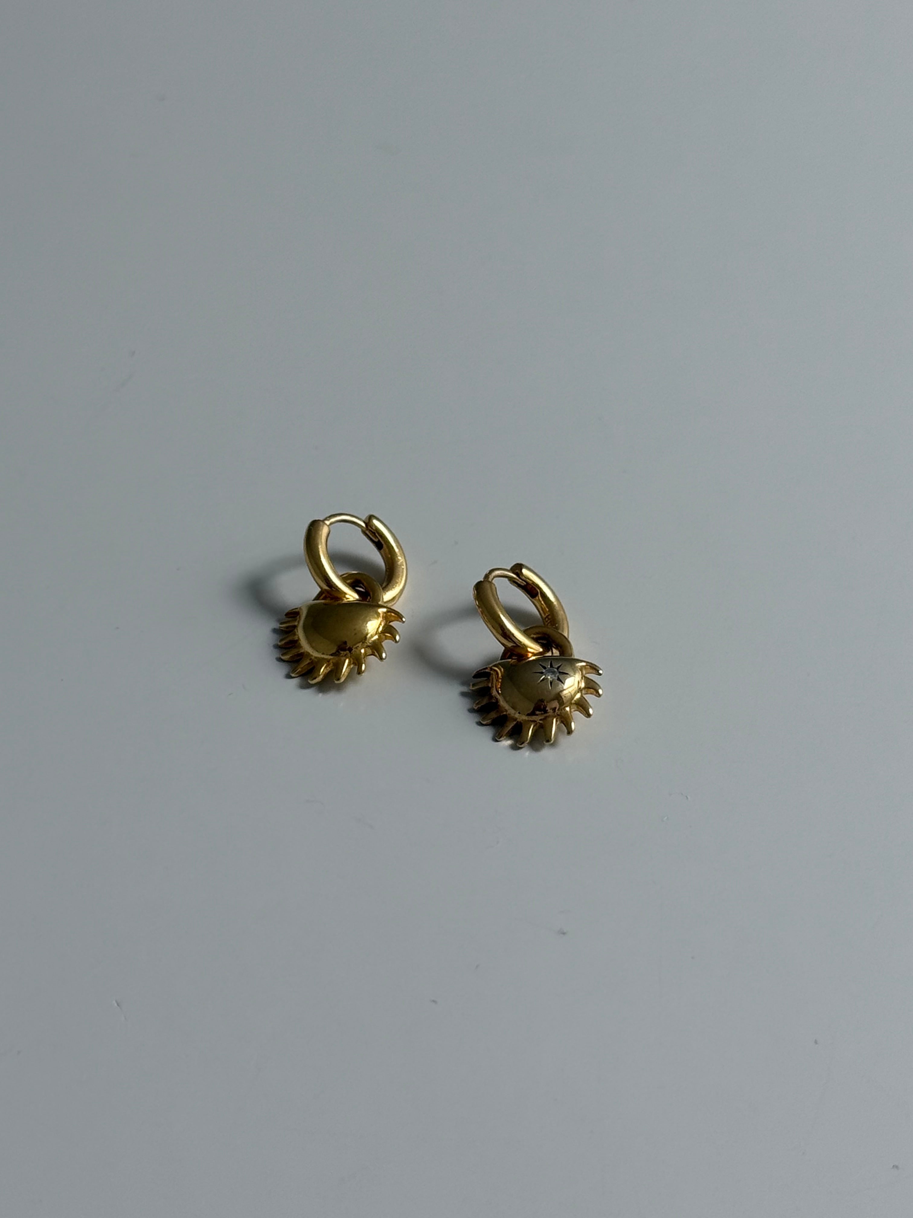 Solida Charm Earrings Clear