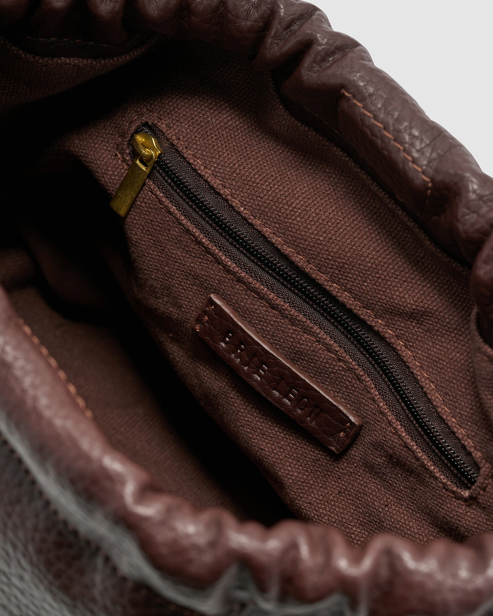 Brie Leon Handbags Alma Brown Vegan Leather