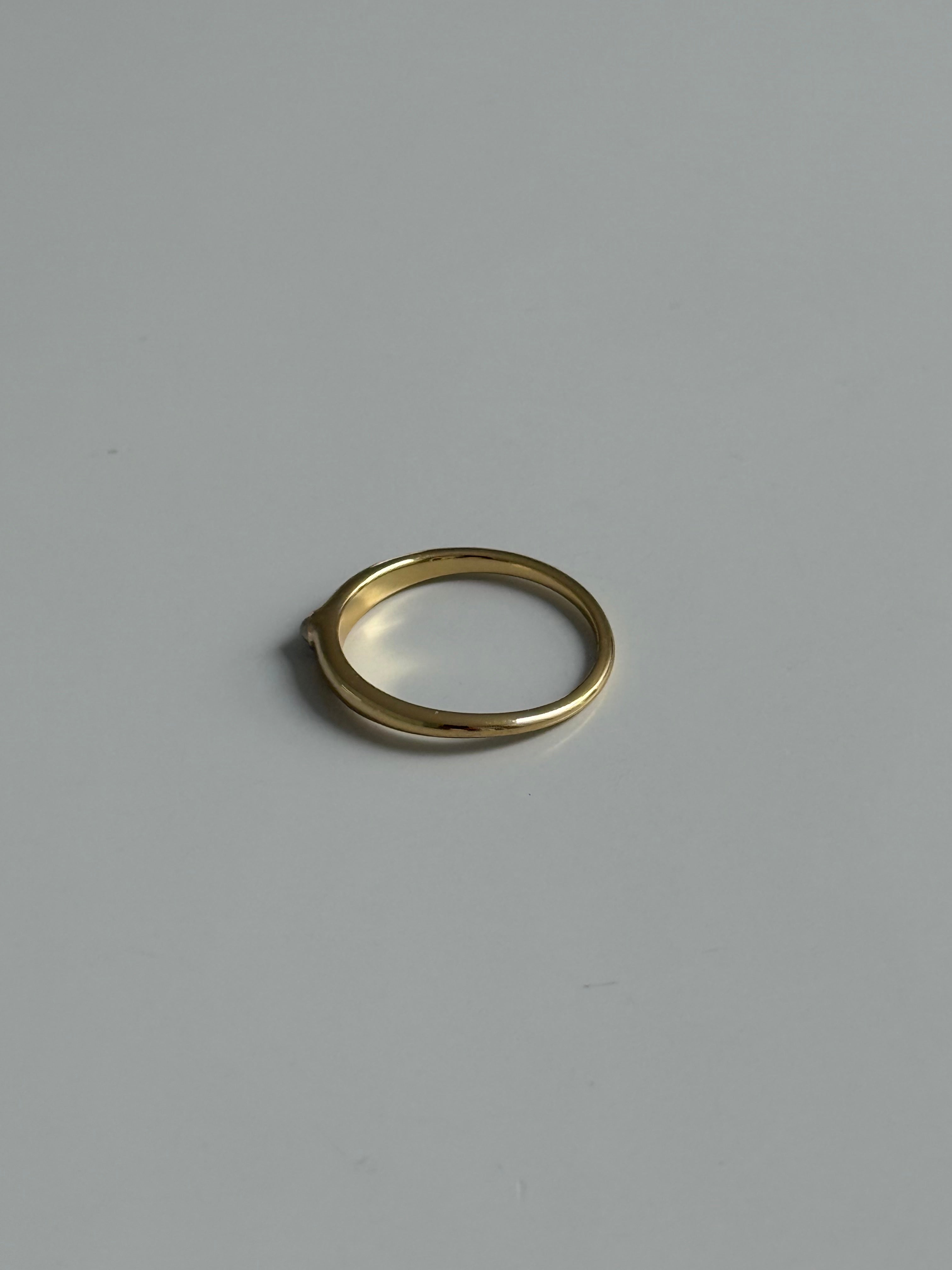 Ada Slim Moonstone Ring