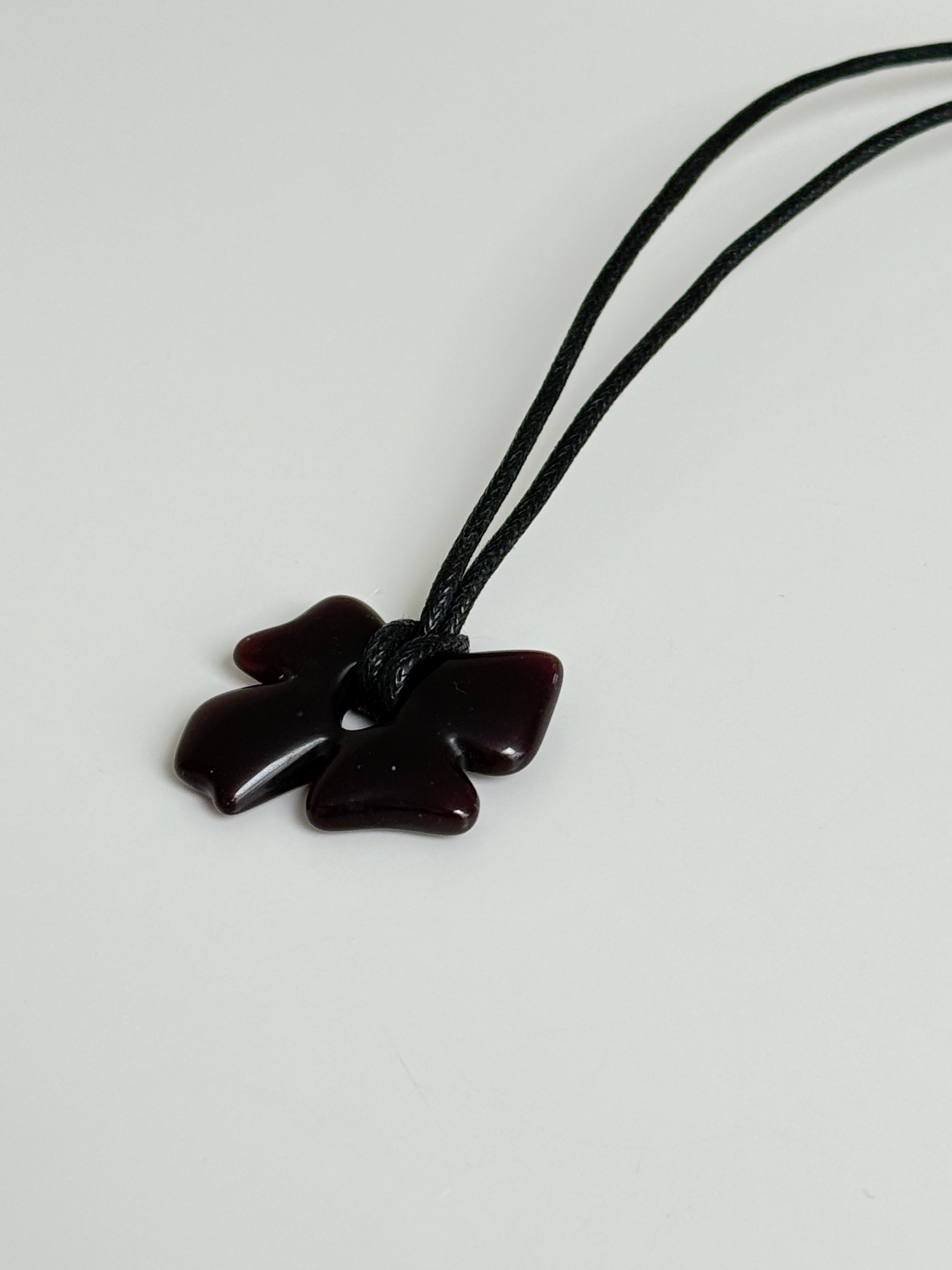 Glass Flower Pendant