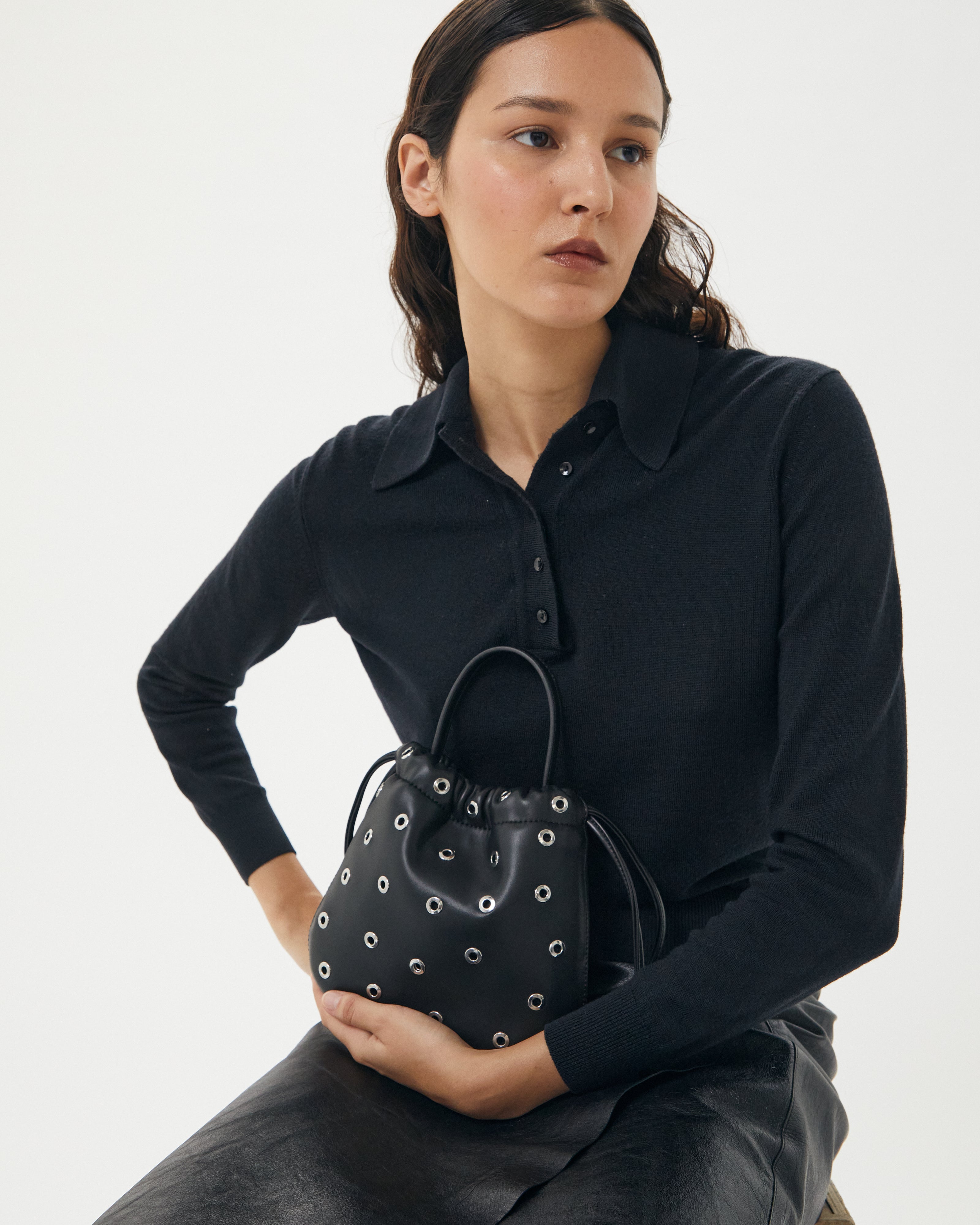 Halle Eyelet Crossbody Bag