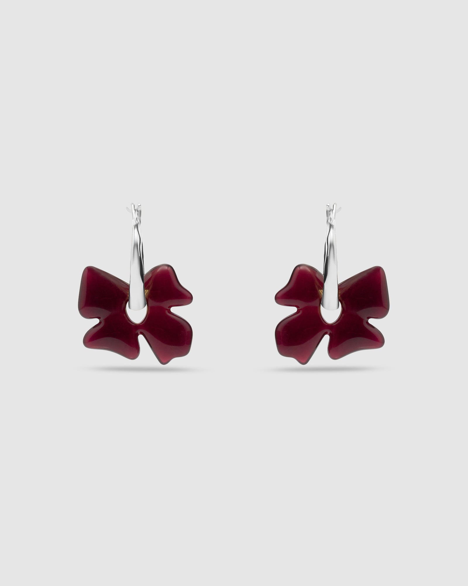 Glass Flower Earrings