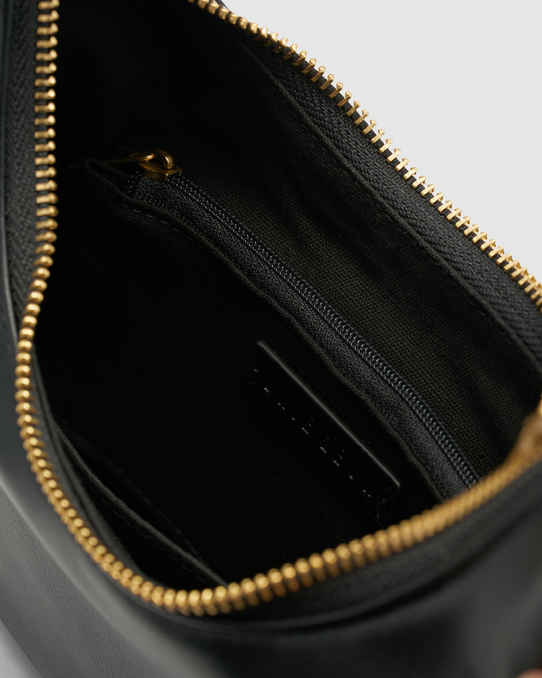 Everyday Croissant Mini Bag in Black by BRIE LEON ⏤ Jewellery