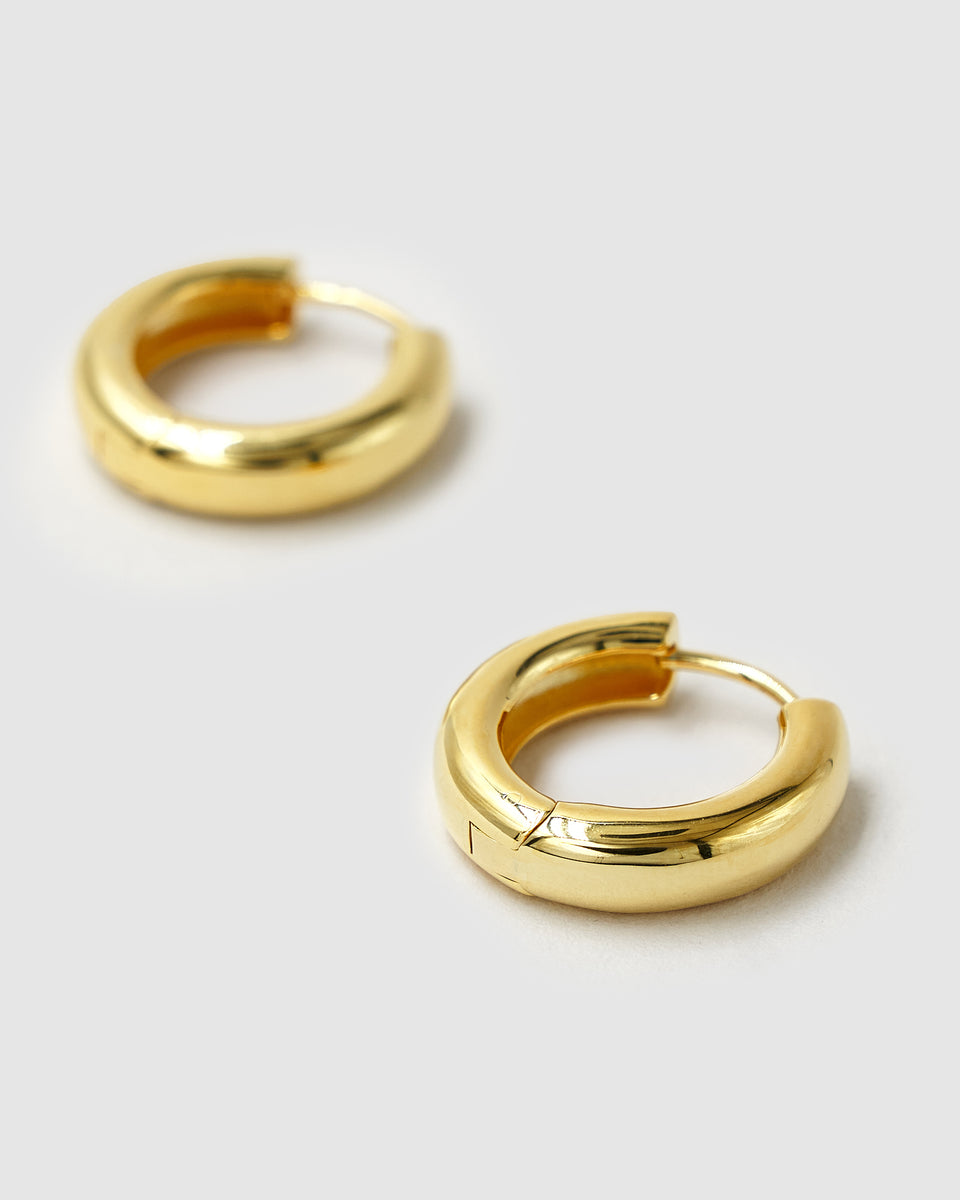 925 Everyday Mini Hoop Earrings in Gold or Silver by BRIE LEON ...