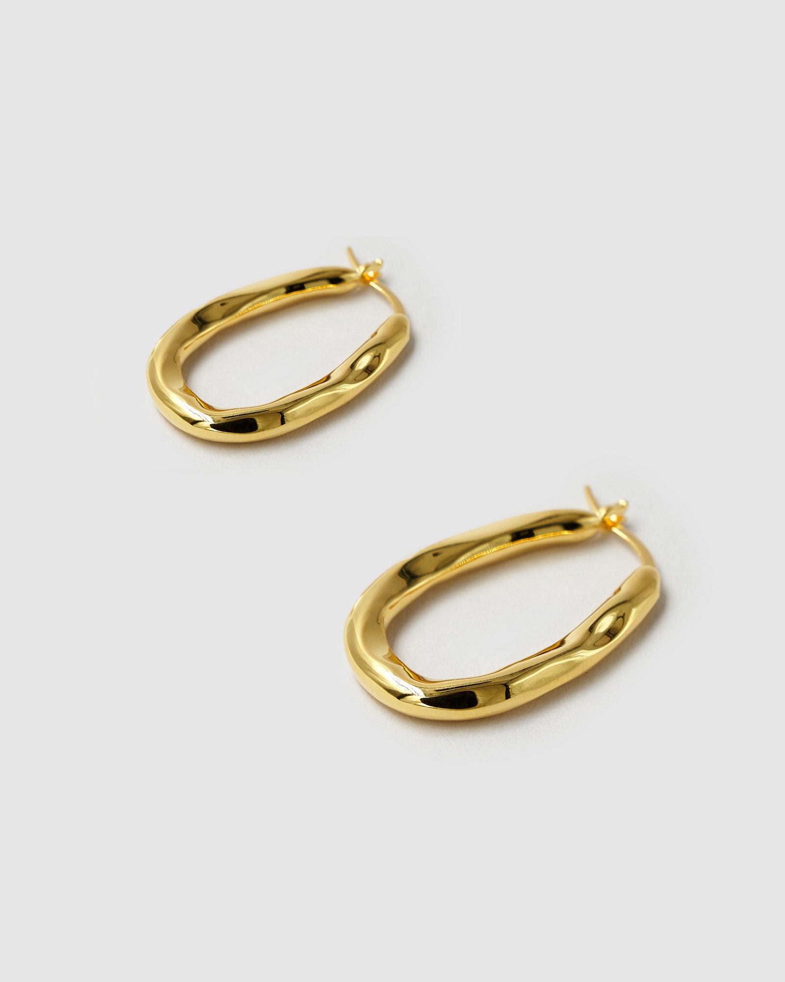 Organica Bent Hoop Earrings