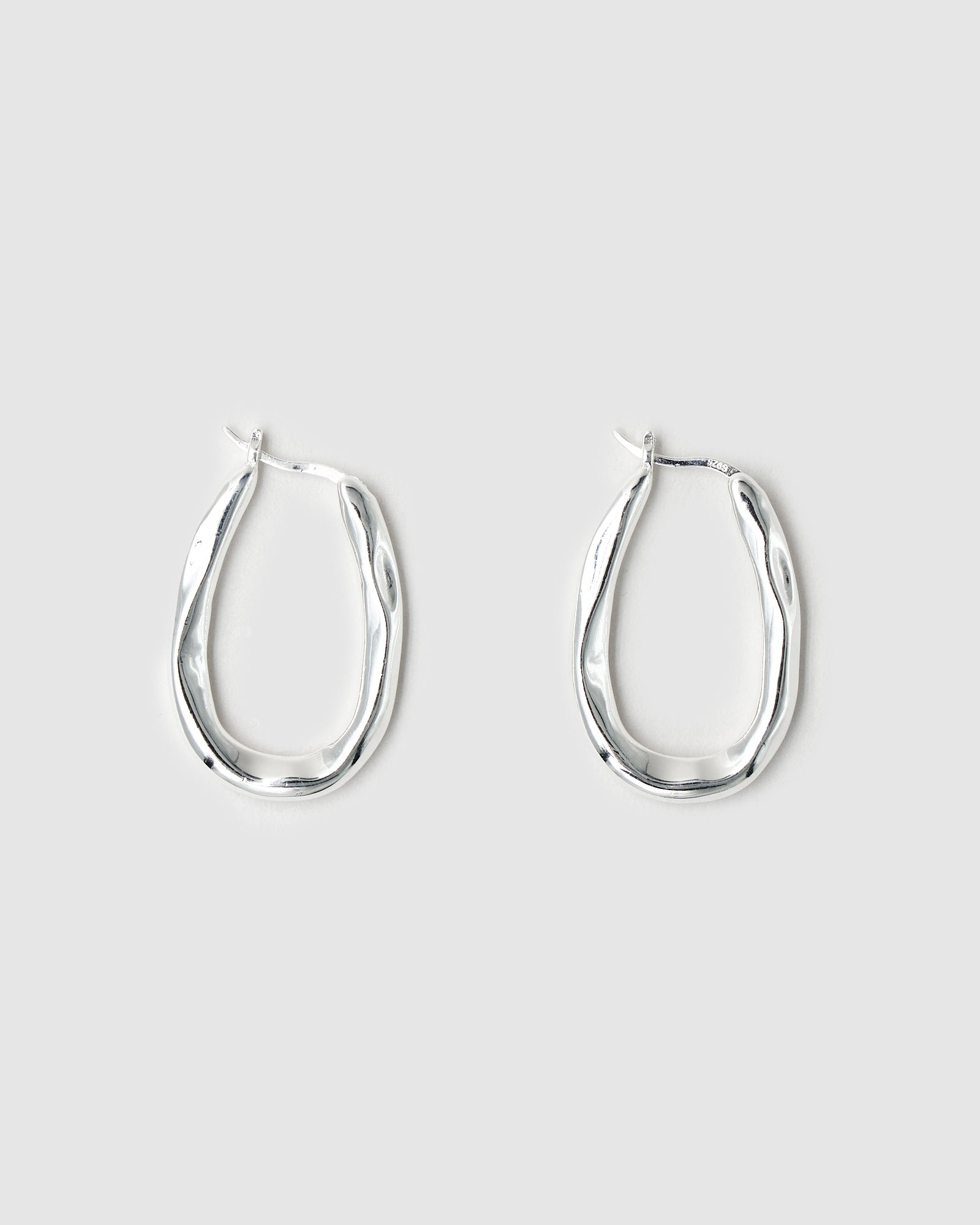 Organica Bent Hoop Earrings