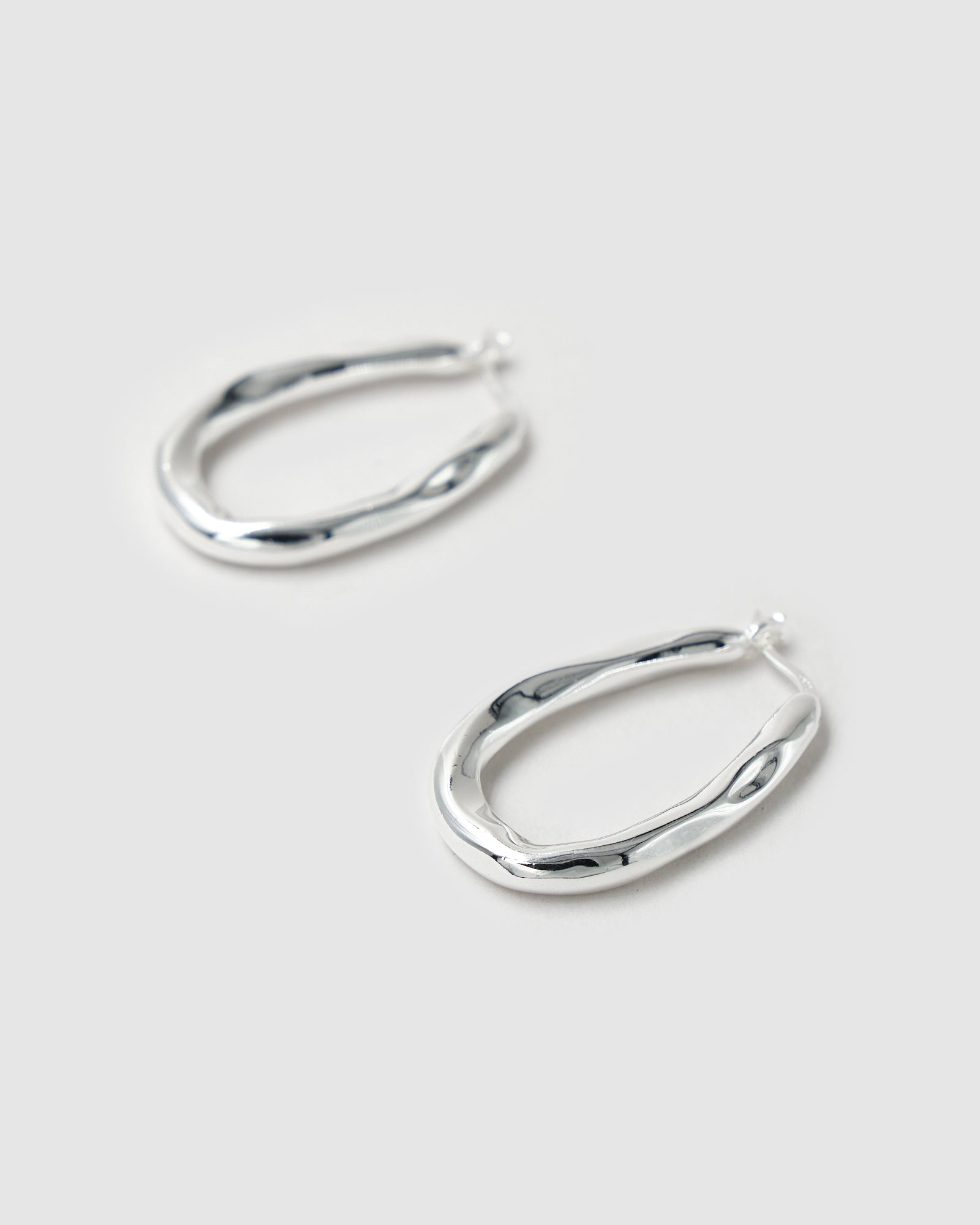 Organica Bent Hoop Earrings