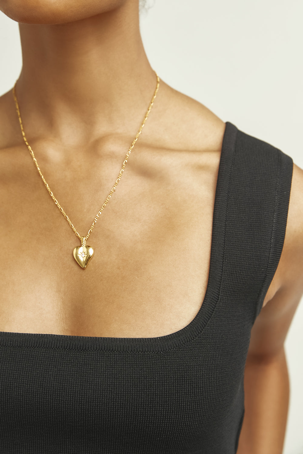 925 Amore Pendant Necklace Gold by BRIE LEON x Phoebe Cutler
