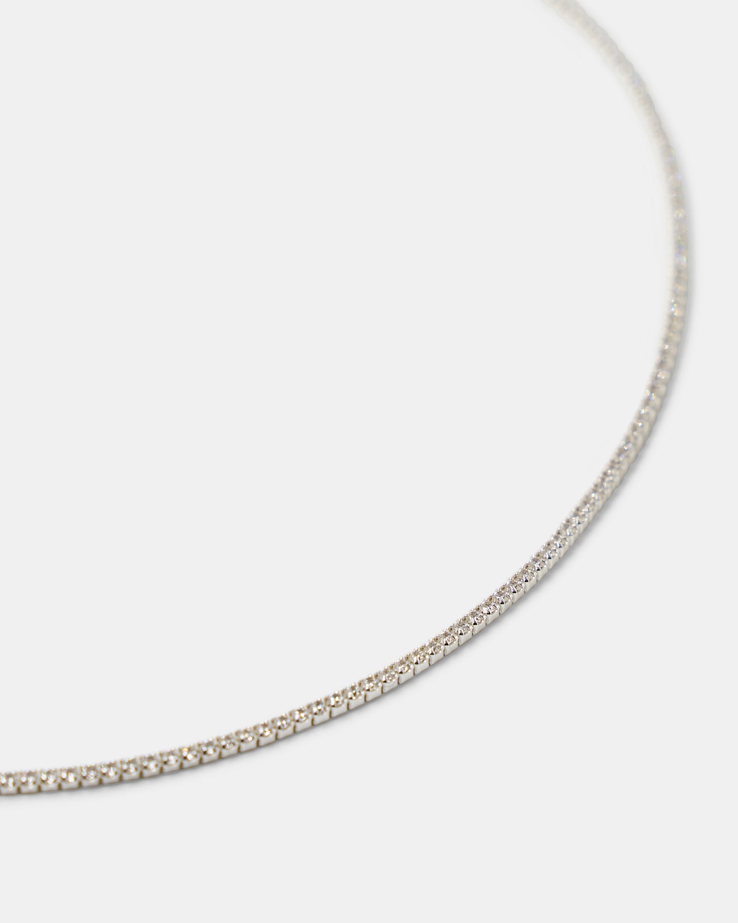 CZ Tennis Choker In Gold By BRIE LEON cz-tennis-choker-in-gold-by-brie-leon