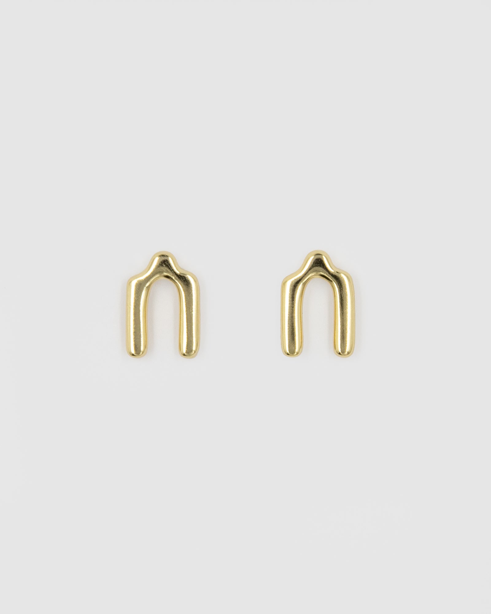 Agnes Stud Earrings Gold
