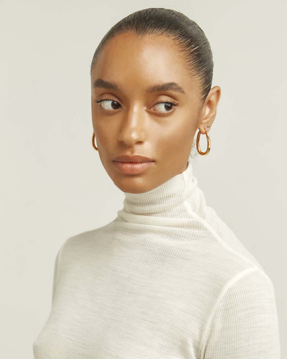 Organica Bent Hoop Earrings