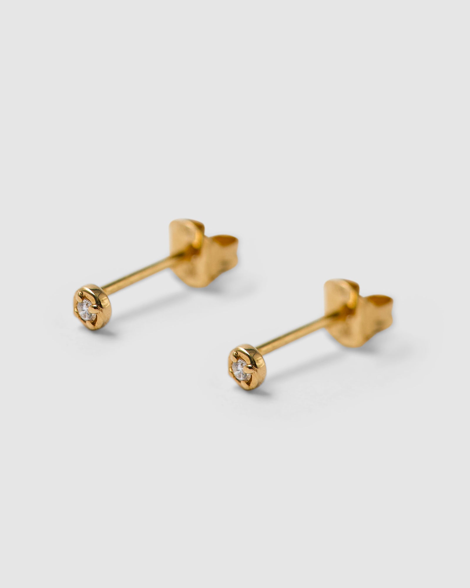 14k Gold Esther Diamond Studs